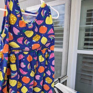 Sleeveless Fruit Dress with POCKETS; Buy 3 for $22